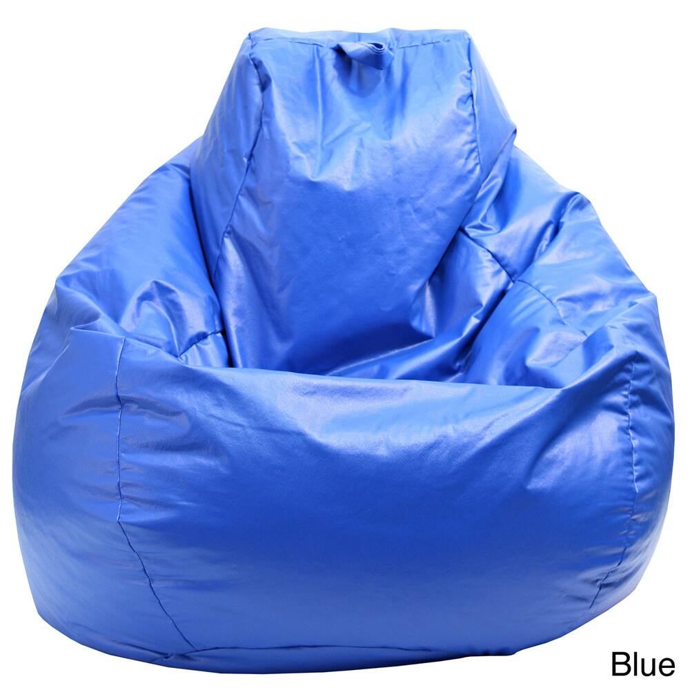 GOLD MEDAL® Bean Bag, Glossy Vinyl, Medium 112" Teardrop