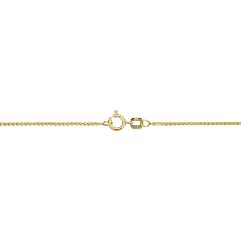 10k Yellow Gold Round Wheat Chain (16-24 inch)