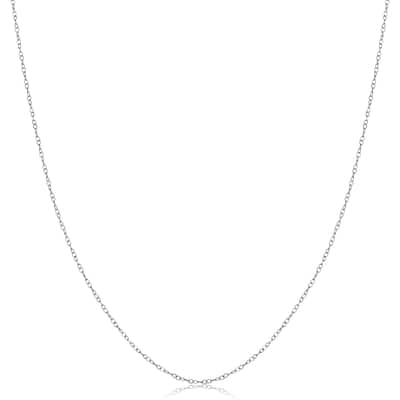 Fremada 14k White Gold 0.7-mm Round Cable Chain (16-20 inches)