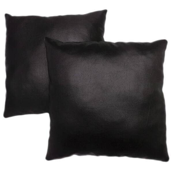 Abbyson Living Charmant 18-inch Black Decorative Pillows (Set of 2 ...
