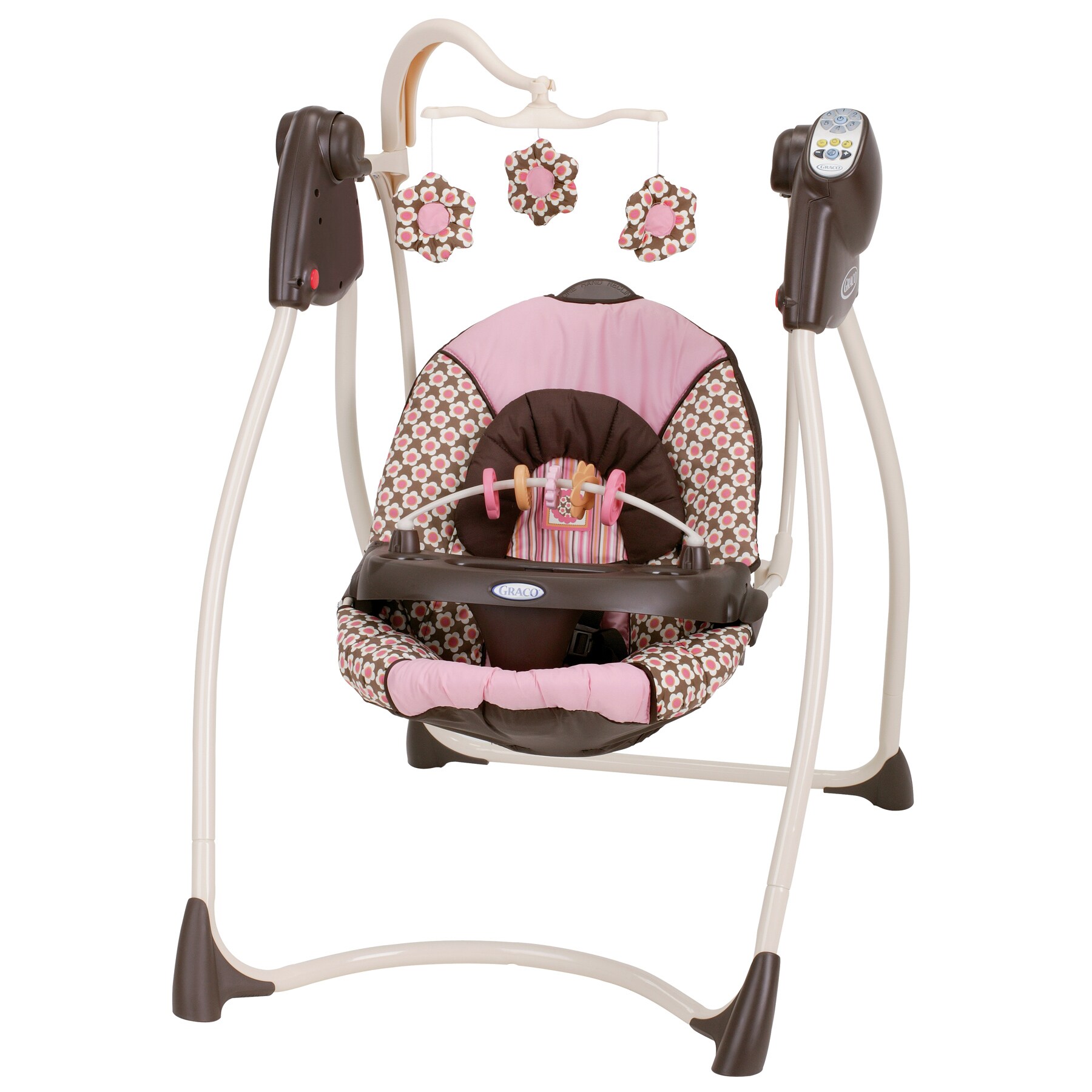 graco baby swing pink