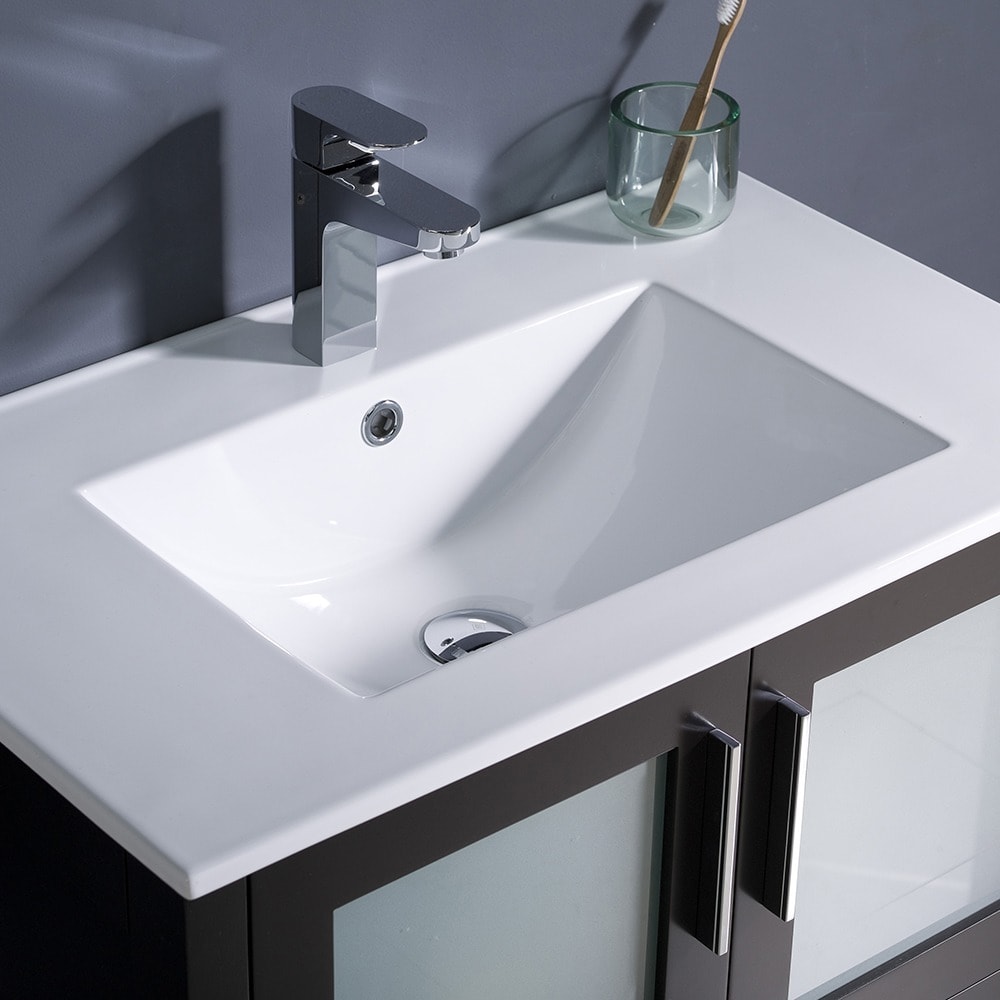 Fresca Torino 30 Inch Espresso Modern Bathroom Vanity With Undermount Sink Overstock 7456527