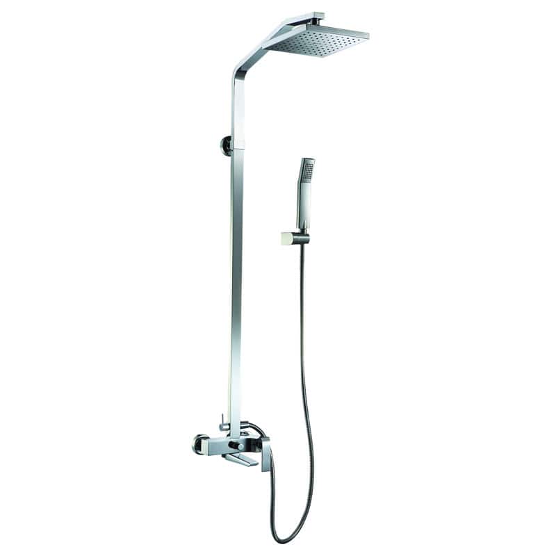 CAE Modern Designed Chrome Single Handle Shower Faucet - Overstock ...