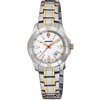 Wenger Women's Alpine Two-tone Silver Dial Stainless Steel Watch