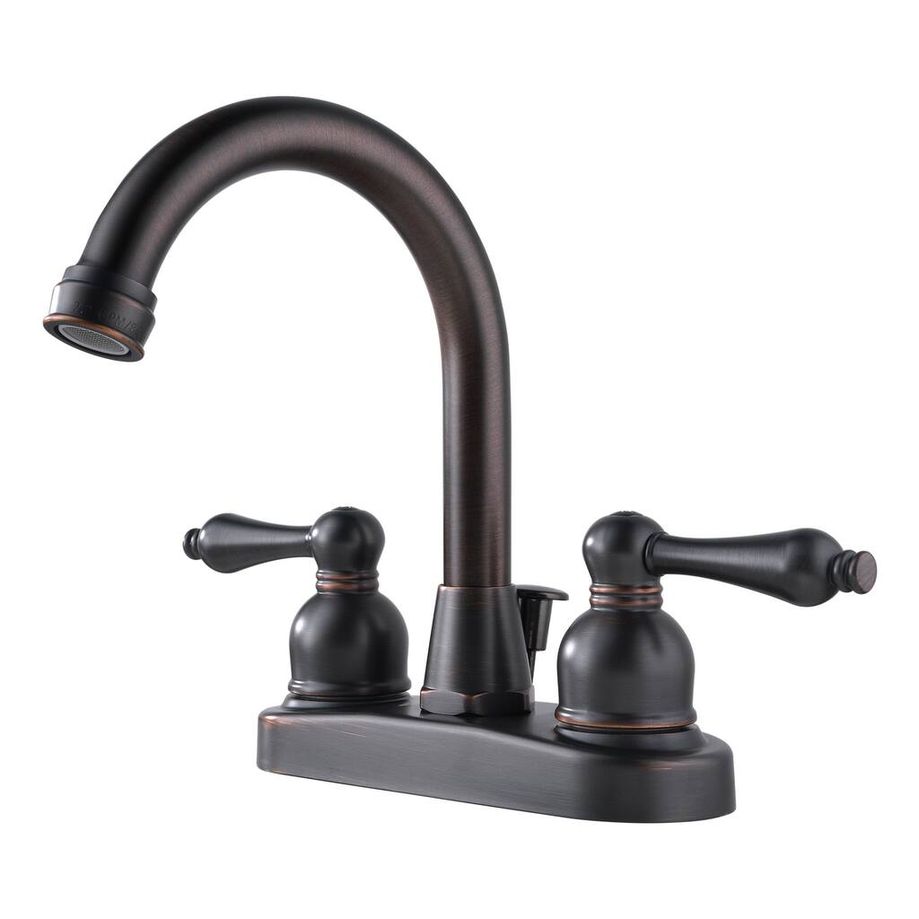 Peerless WAS00XBZ Two Handle Centerset Oil Rubbed Bronze Lavatory Faucet