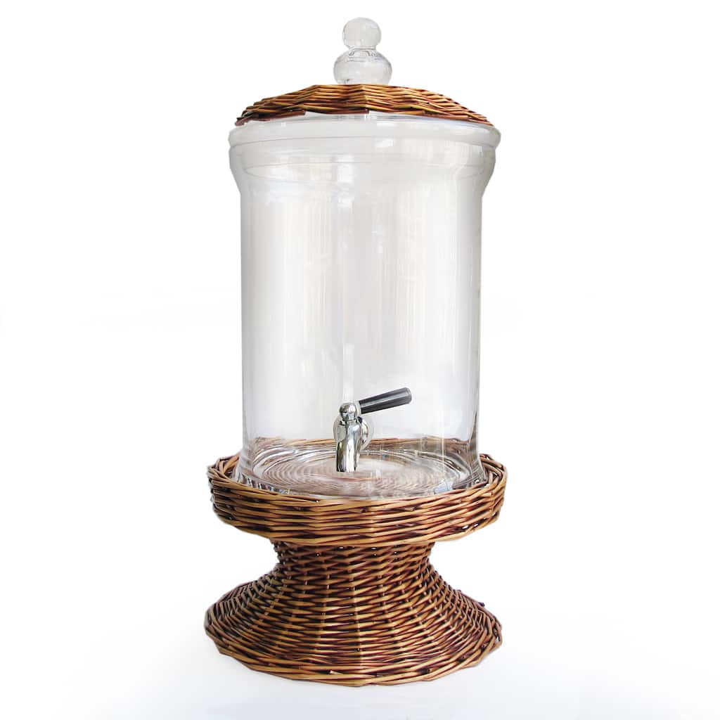 Fifth Avenue Crystal Glass Beverage Dispenser