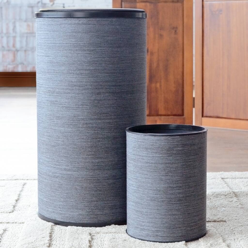 1530 Lamont Home 'Hampton' 2-piece Round Hamper Set