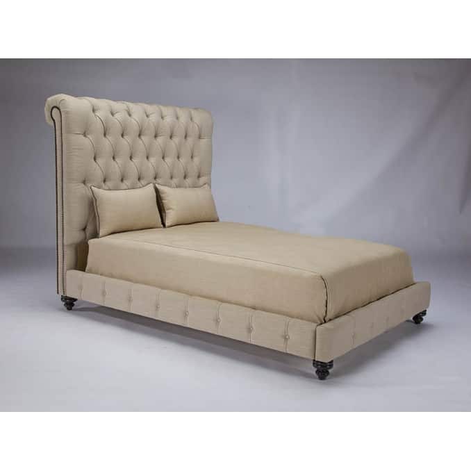 JAR Design 'Alphonse Tufted' Barley California King Bed