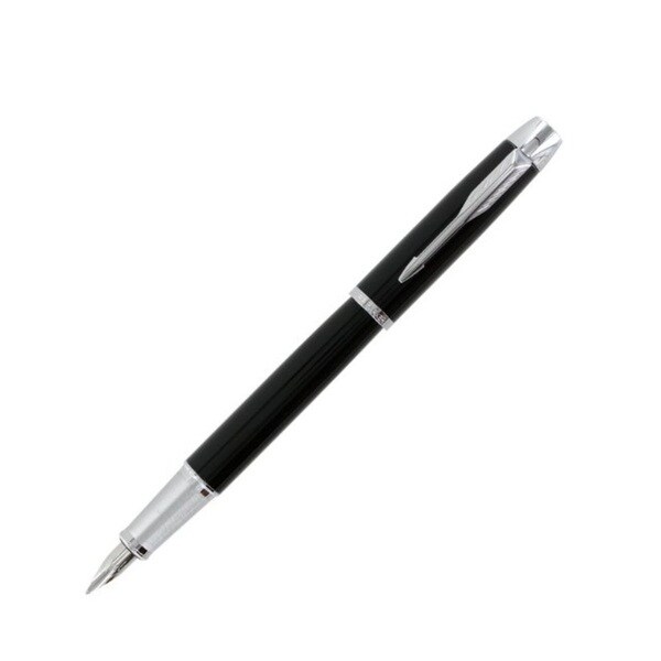 Parker IM Black Lacquer CT Medium Point Fountain Pen