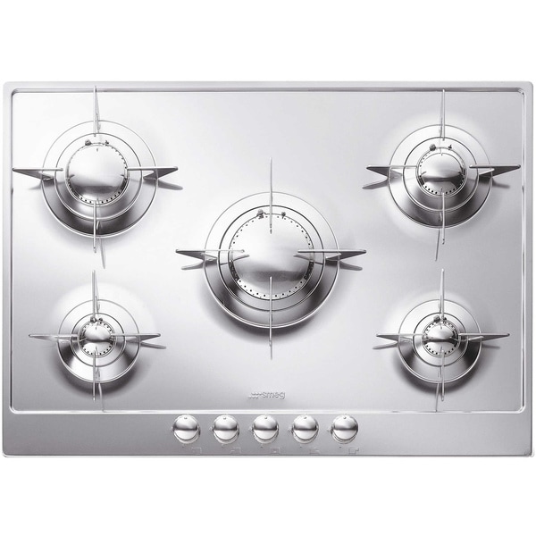 Smeg PU75 Piano Design Stainless Steel Burners
