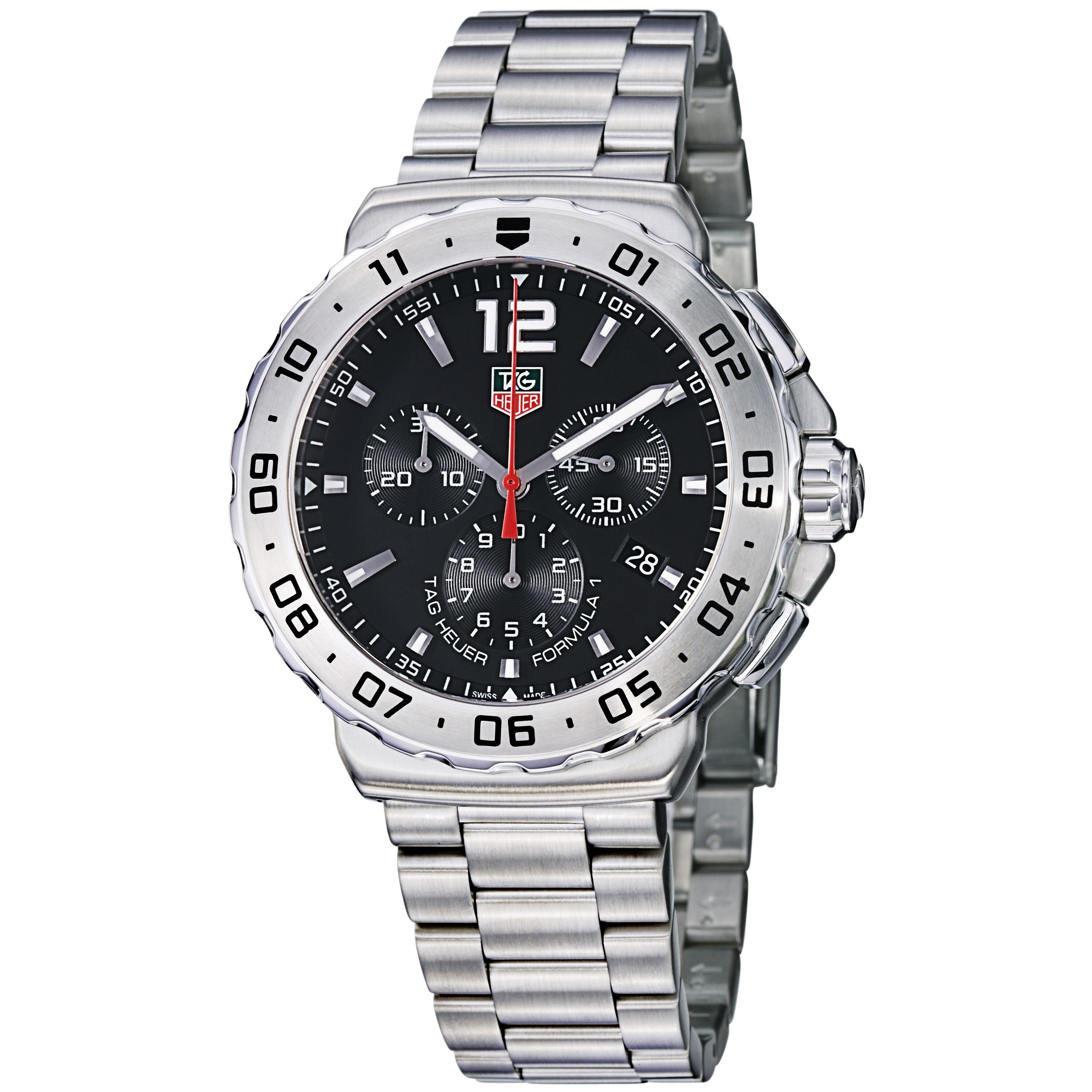 tag heuer f1 men's stainless steel bracelet watch