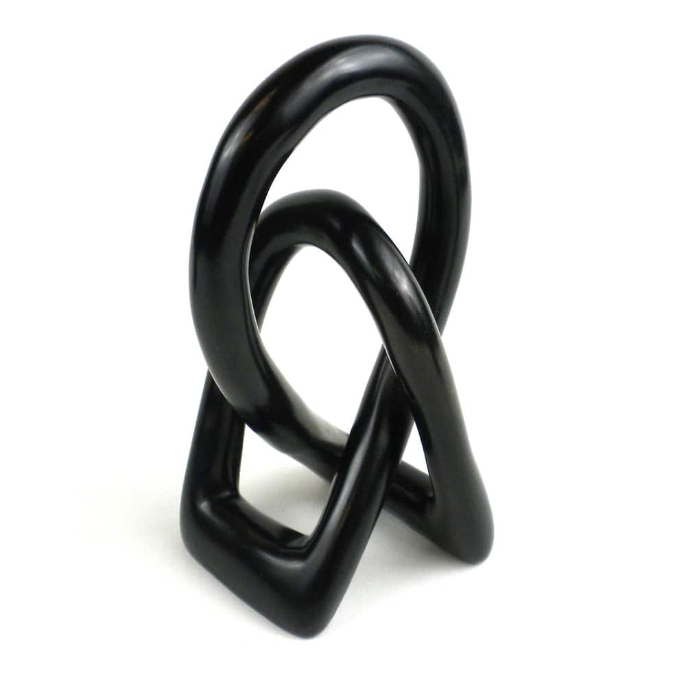 Handmade Lovers Knot 1-Piece Soapstone Statue (Kenya)