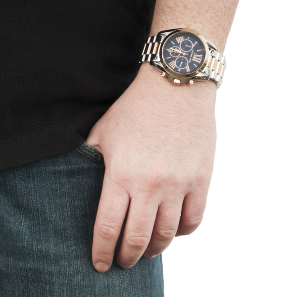 Michael Kors Women's MK5606 'Bradshaw'  Rosetone Steel Chronograph Watch