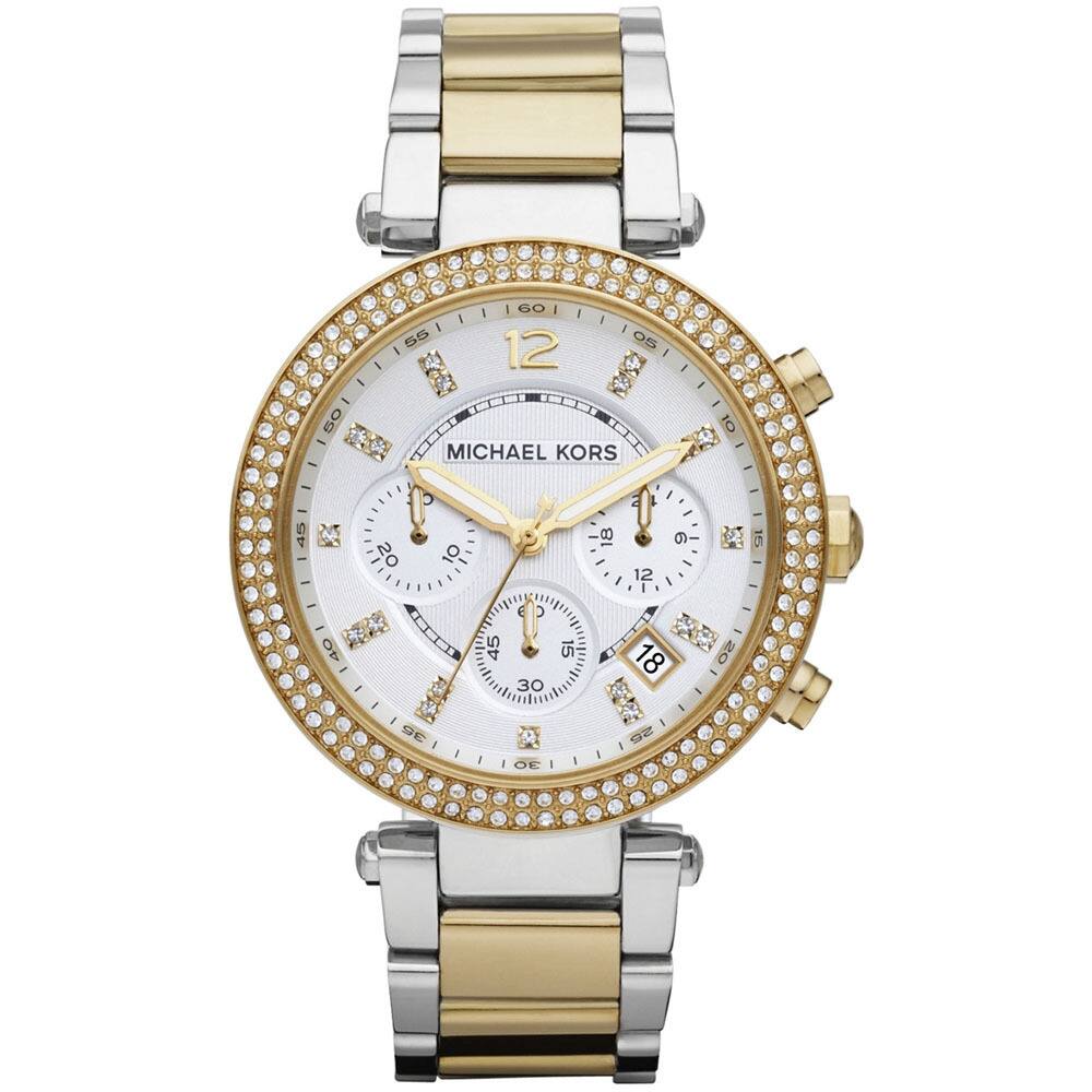 Michael Kors Women's MK5626 'Parker' Two-Tone Chronograph Watch