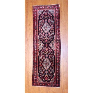 Handmade One-of-a-kind Hamadan Wool Runner (iran) - 3'7