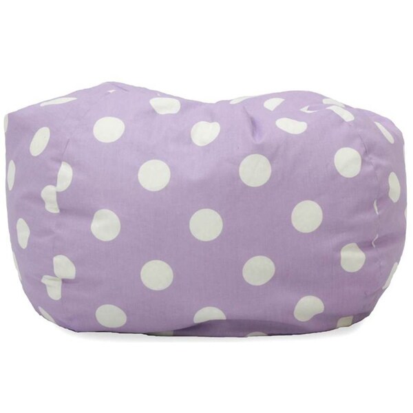 BeanSack Polka Dot Purple Bean Bag Chair - 14912441 - Overstock.com ...
