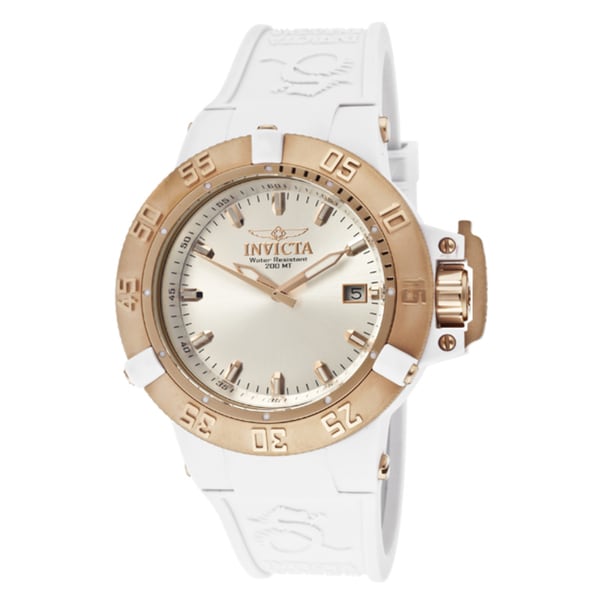 Invicta Womens Subaqua/Noma III White Silicone Watch  