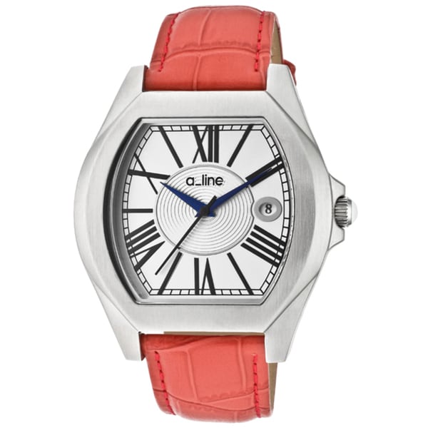 A Line Women's 'Adore' Red Genuine Leather Watch a line Women's A Line Watches