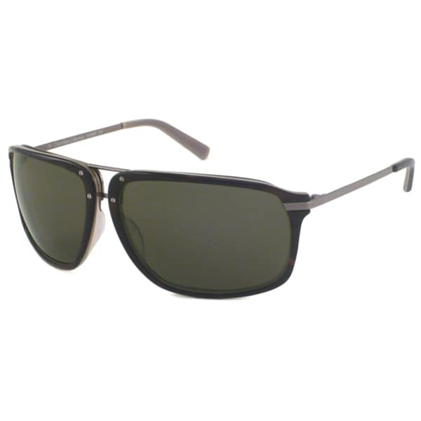 Calvin Klein Mens CK7254 Havana/ Green Aviator Sunglasses  