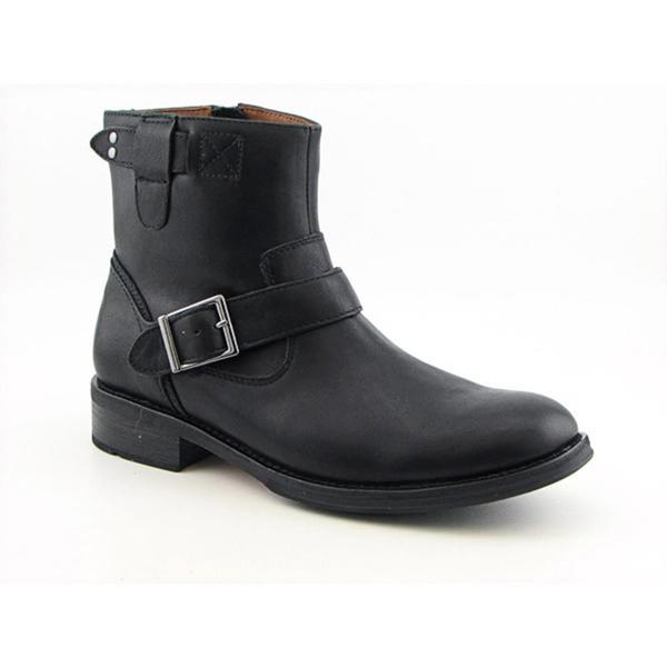 clarks black boots men