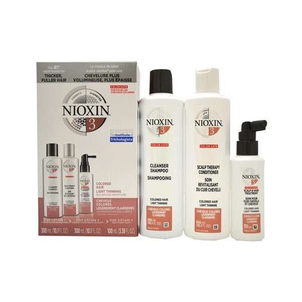 Shop Nioxin System 3 Thinning Hair 3 Piece Kit For Chemically Enhanced Normal To Thin Hair 