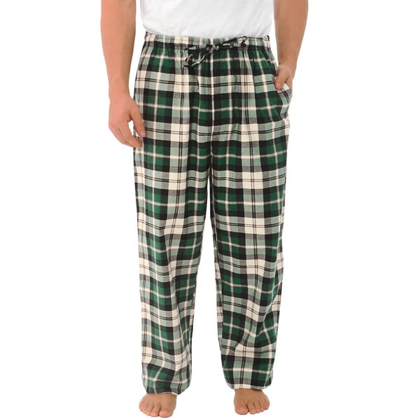 flannel jogger pajama pants mens