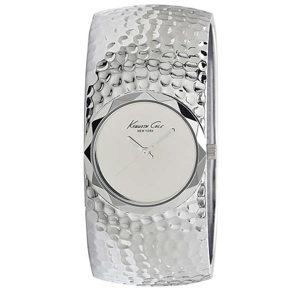 Kenneth Cole Women's New York Silvertone Cuff Watch Kenneth Cole Women's Kenneth Cole Watches