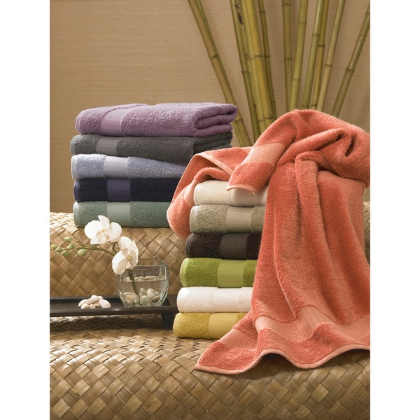 Shop 650 GSM Rayon from Bamboo and Cotton 6piece Towel Set Free