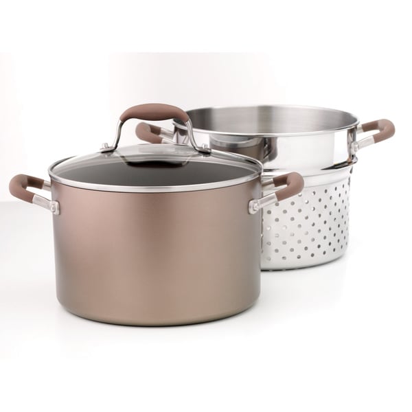 Anolon 7 quart Covered Stockpot and Strainer  ™ Shopping