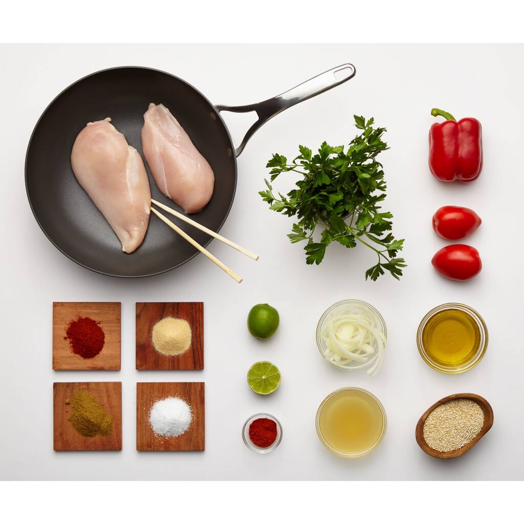 Anolon Nouvelle Copper 12-inch Grey Stir Fry