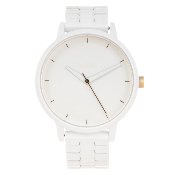 Nixon Women's White Stainless Steel 'Kensington' Watch Nixon Women's Nixon Watches