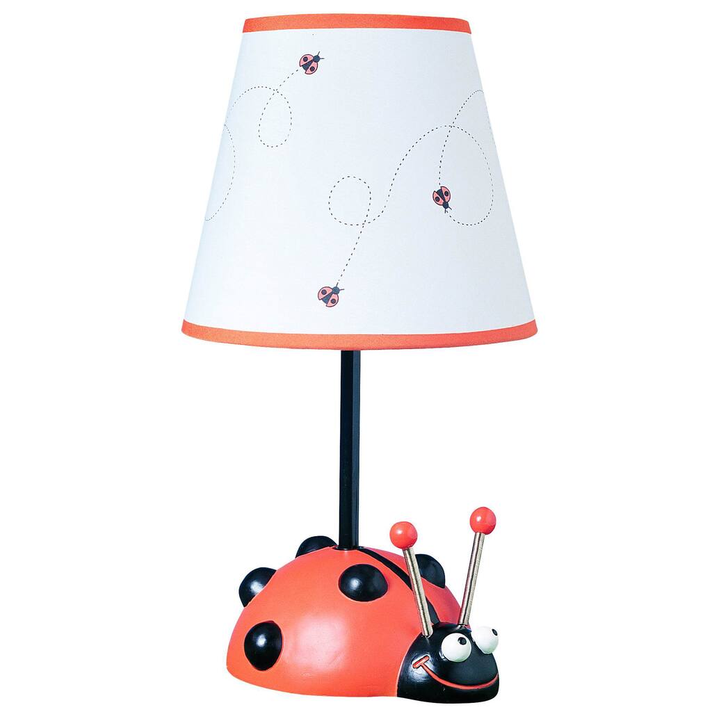 Cal Lighting Kids Ladybug Table Lamp