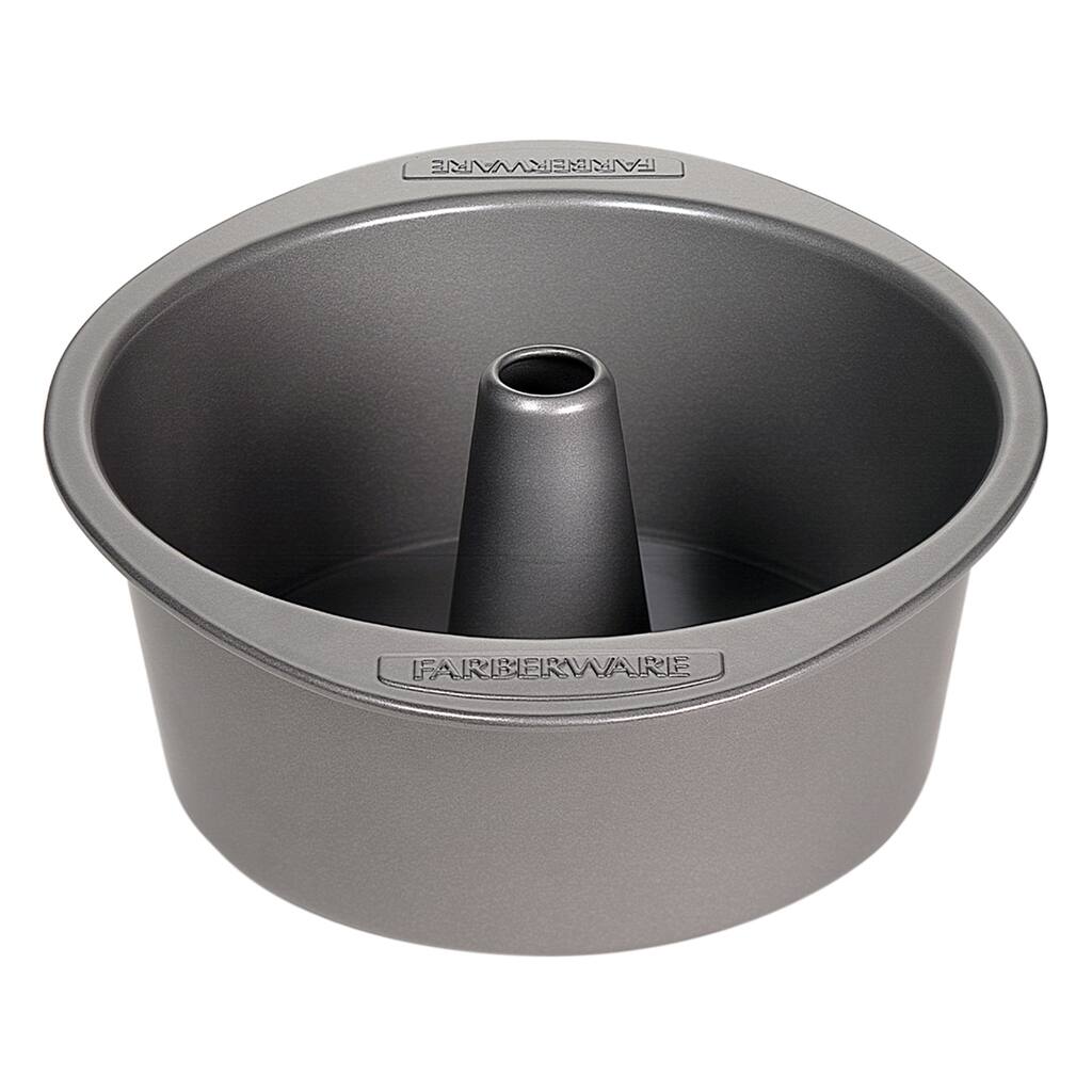 Farberware Nonstick Bakeware 10-inch Grey Angel Food Pan