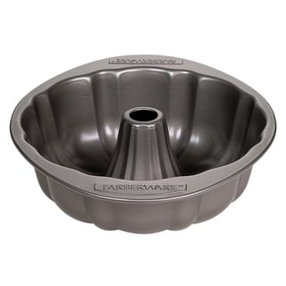 9/10 Inch Non-Stick Large Bundt Pan Fluted Tube Cake Mold Carbon
