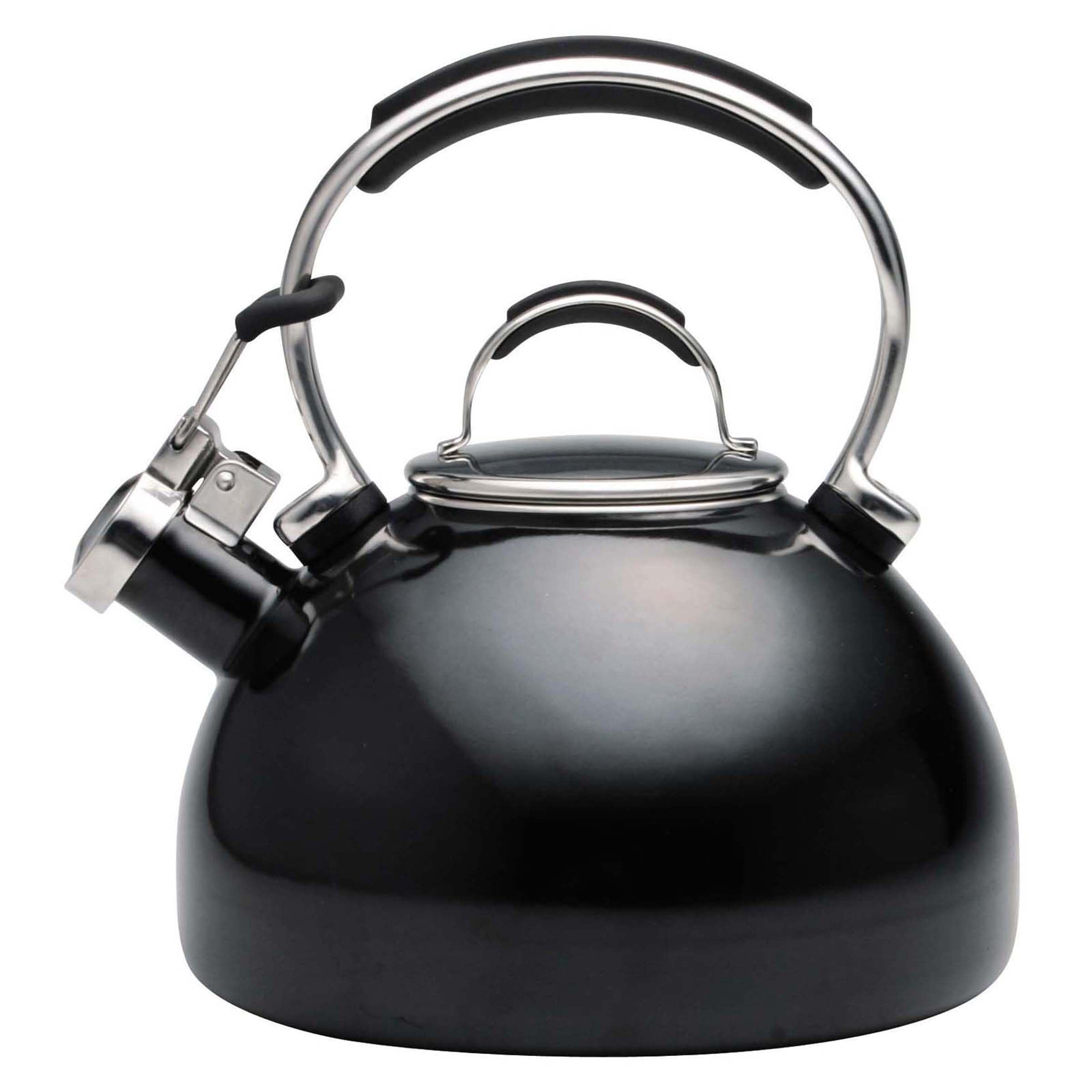 KitchenAid Black 2 qt. Porcelain/ Enamel Whistling Teakettle Today $