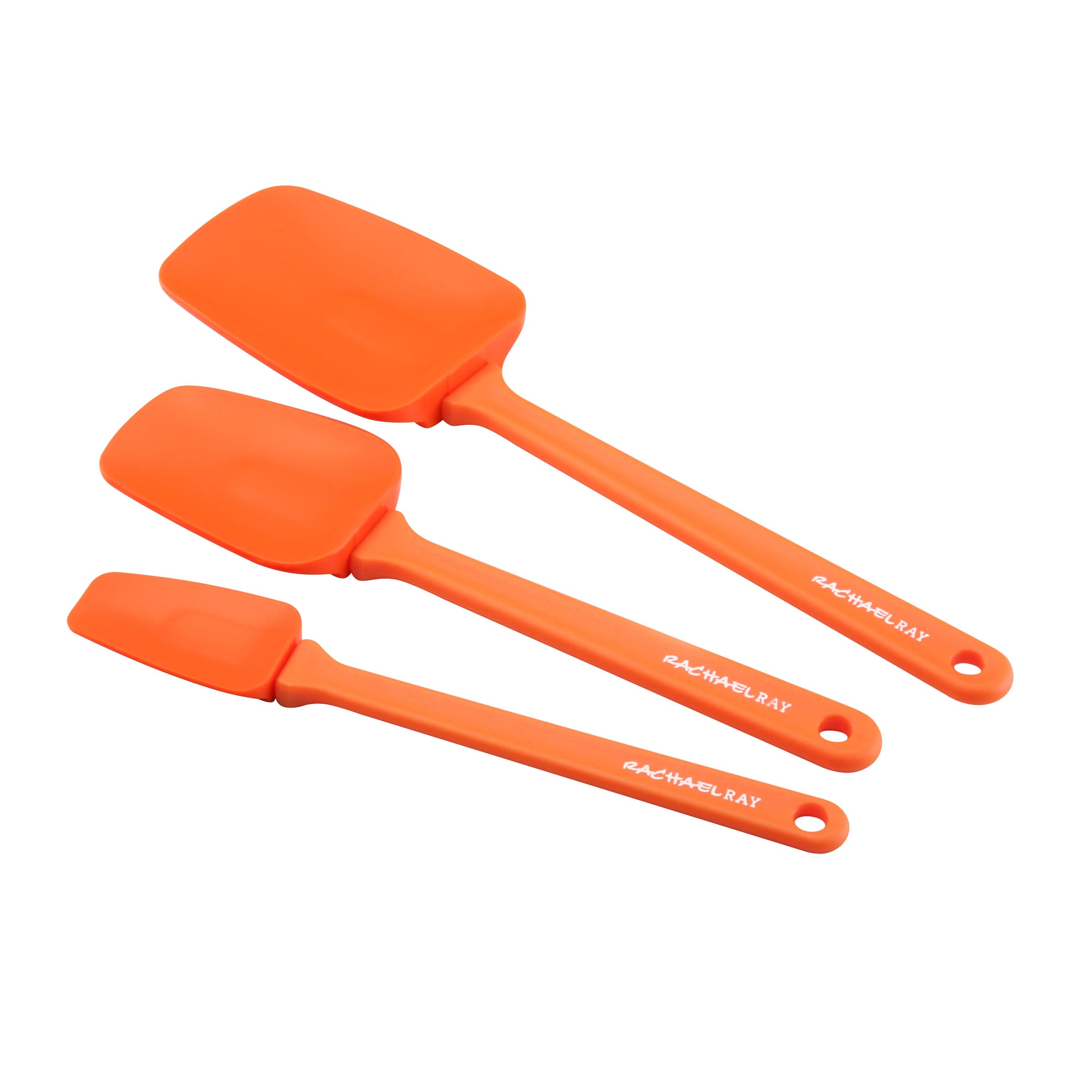 Silicone Spatula and Farberware Food Tongs 2 Pieces Orange Great