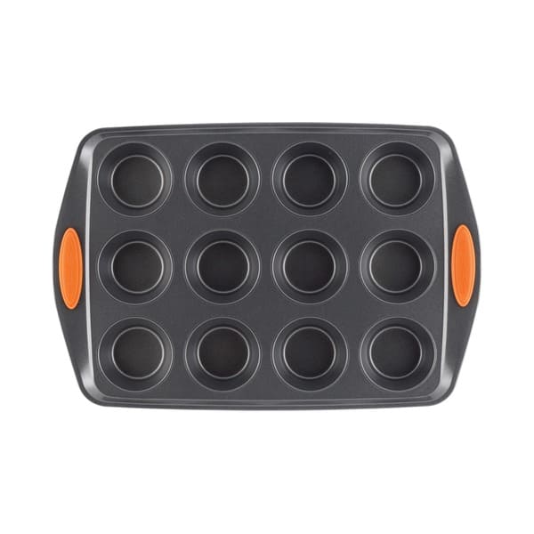 https://ak1.ostkcdn.com/images/products/7468671/Rachael-Ray-Yum-o-Grey-Carbon-Steel-and-Orange-Silicone-Handles-Nonstick-12-cup-Oven-Lovin-Muffin-and-Cupcake-Pan-Bakeware-b56438c9-6249-419c-835d-ad0c4d0b47c7_600.jpg?impolicy=medium