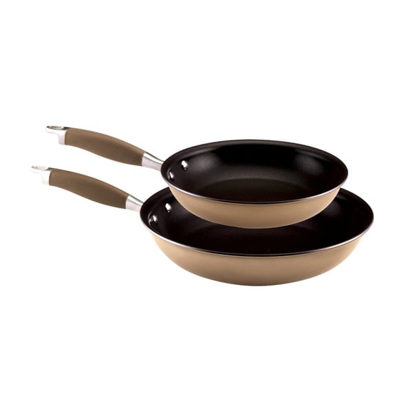 Anolon Advanced Bronze Hard Anodized Nonstick 10-inch and 12-inch 2-piece French Skillets