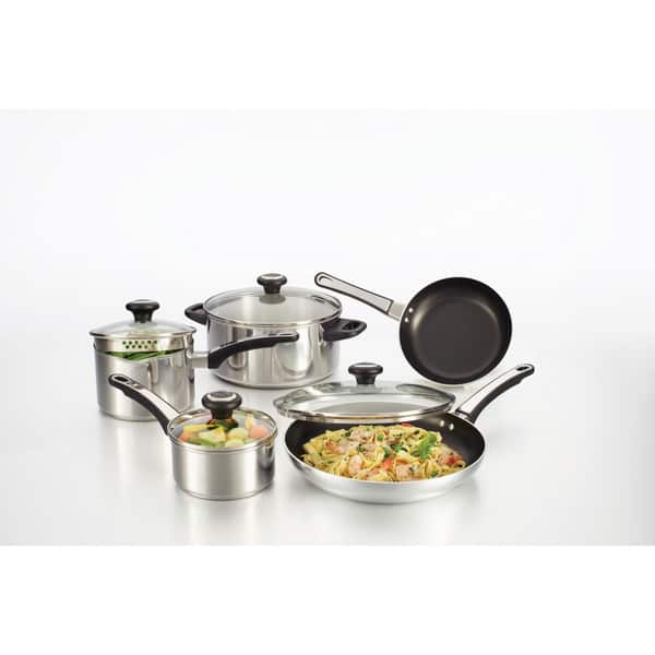 Farberware 12-Piece Easy Clean Nonstick Pots and Pans/Cookware Set