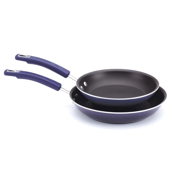 Rachael Ray Porcelain II Purple Skillet Twin Pack Rachael Ray Pots/Pans