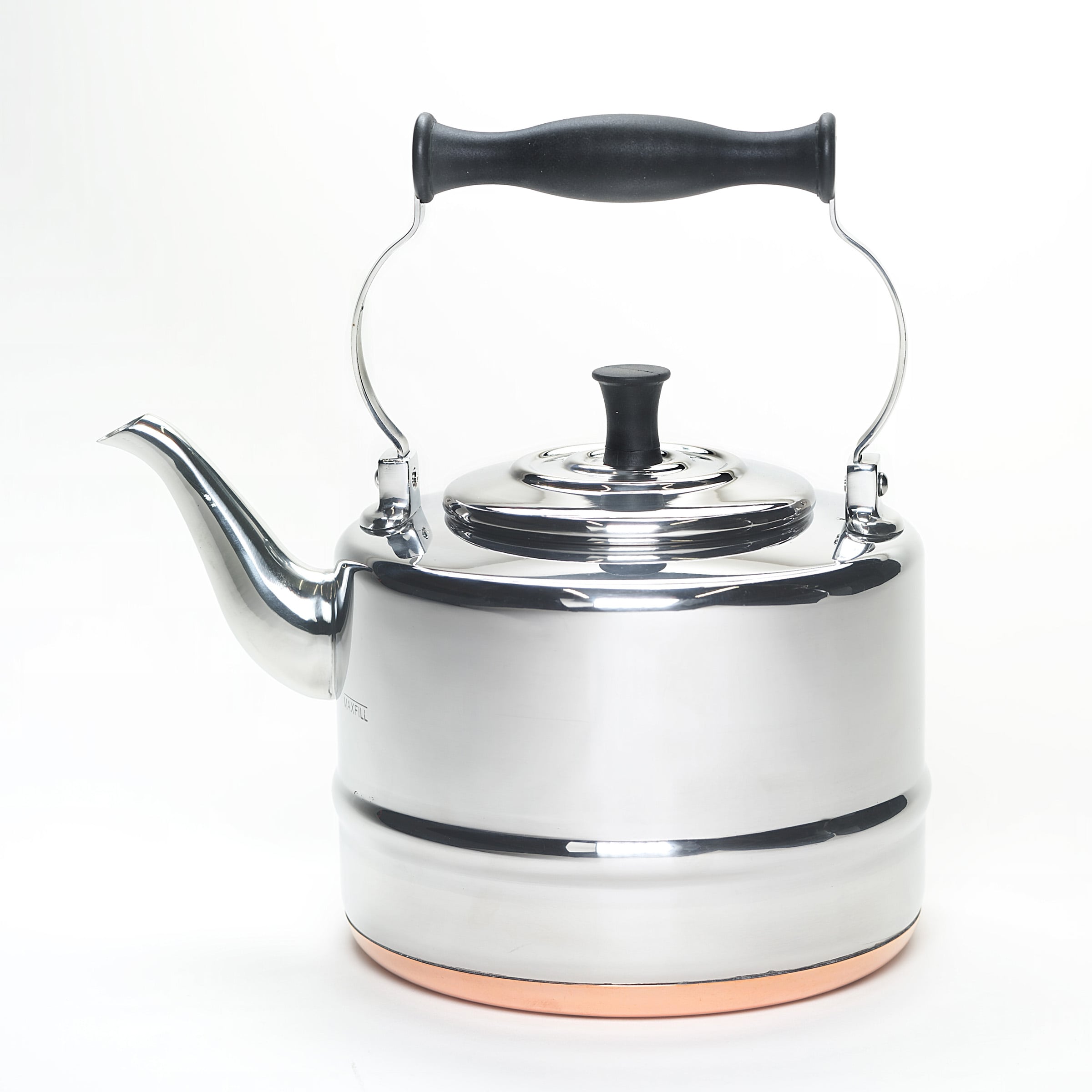 Mr. Coffee Carterton Stainless Steel Whistling Tea Kettle, 1.5 qt, Silver