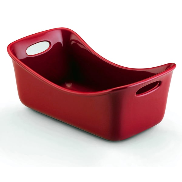 Rachael Ray Stoneware Red Loaf Pan (9 x 5)