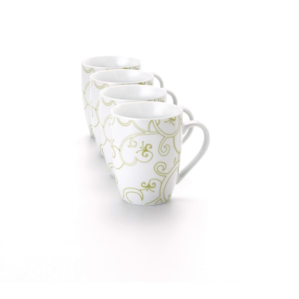 Rachael Ray Dinnerware Curly-Q 4-piece Mug Set