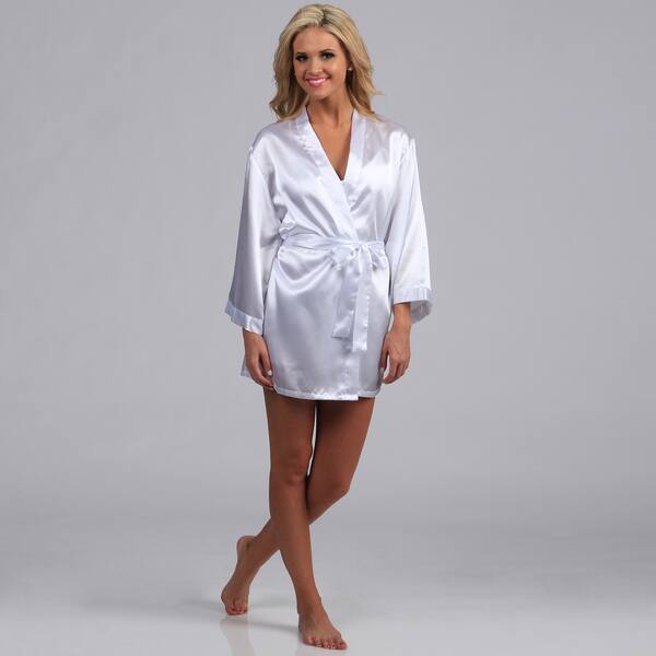 Shop Dreamgirl Women's White Bride Robe and Babydoll Set Free
