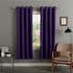 Aurora Home Thermal Insulated 72-inch Blackout Curtain Pair - 52 x 72 - Purple