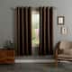 Aurora Home Thermal Insulated 72-inch Blackout Curtain Pair - 52 x 72 - Chocolate