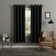 Aurora Home Thermal Insulated 72-inch Blackout Curtain Pair - 52 x 72 - Black