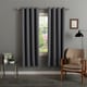 preview thumbnail 7 of 34, Aurora Home Thermal Insulated 72-inch Blackout Curtain Pair - 52 x 72 Grey
