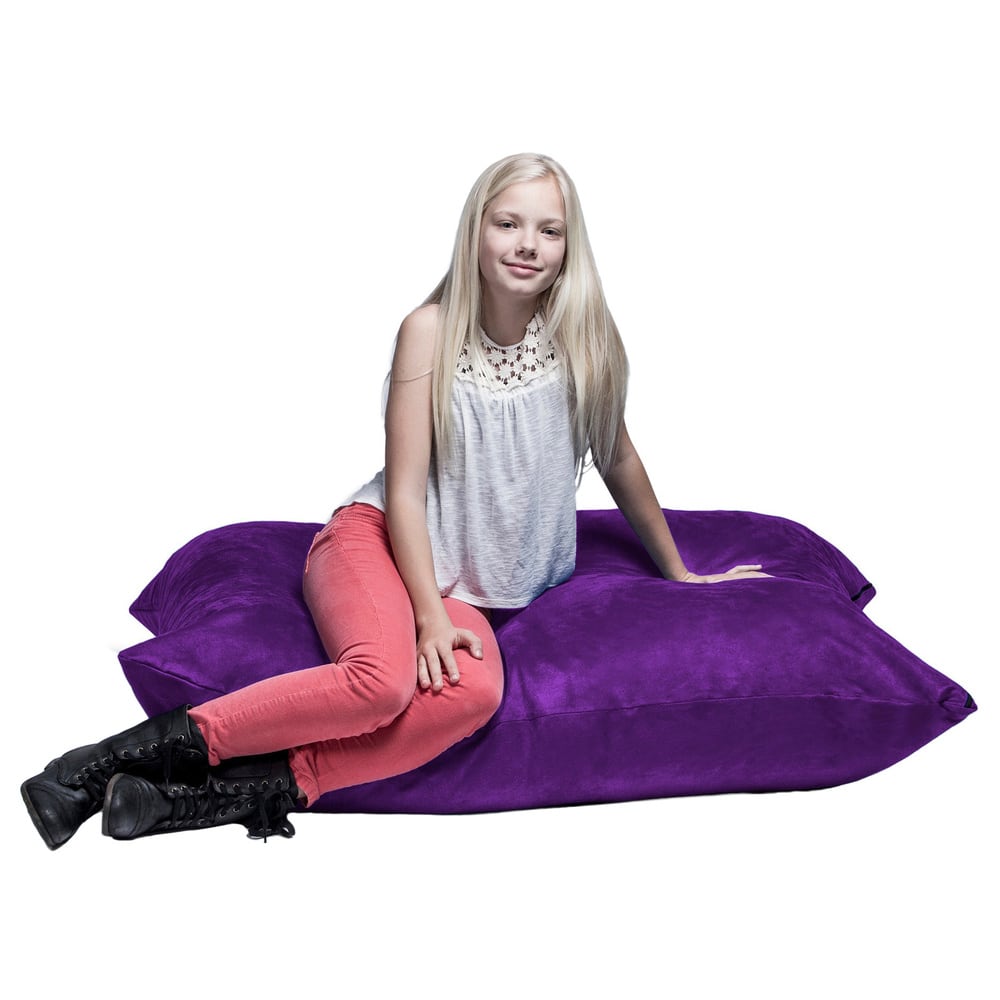 Jaxx 3.5 Foot Saxx Bean Bag Pillow and Lounger Chair for Kids - Microsuede