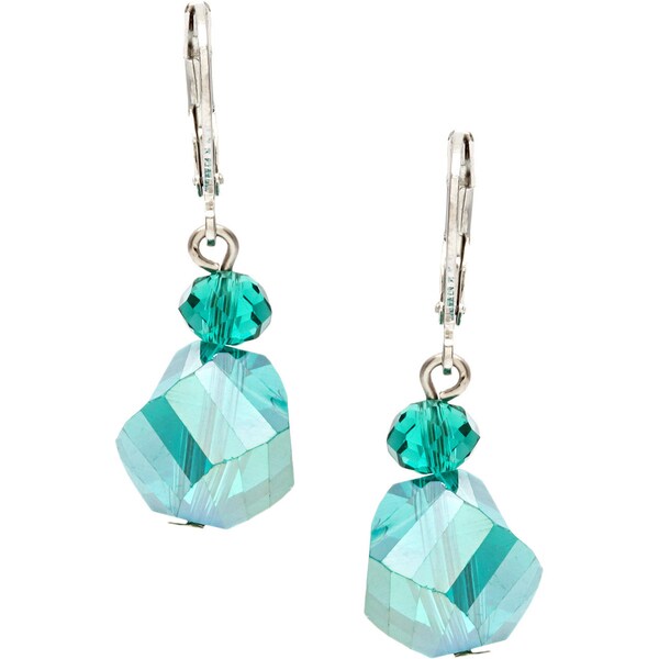 Alexa Starr Faceted Glass Twist Bead Earrings   14919117  